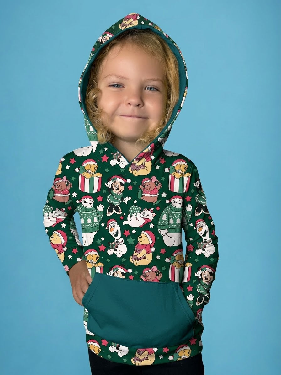 Snow Day Pals Bamboo Toddler Hoodie (Pre Order with expected arrival at the end of November 2026)