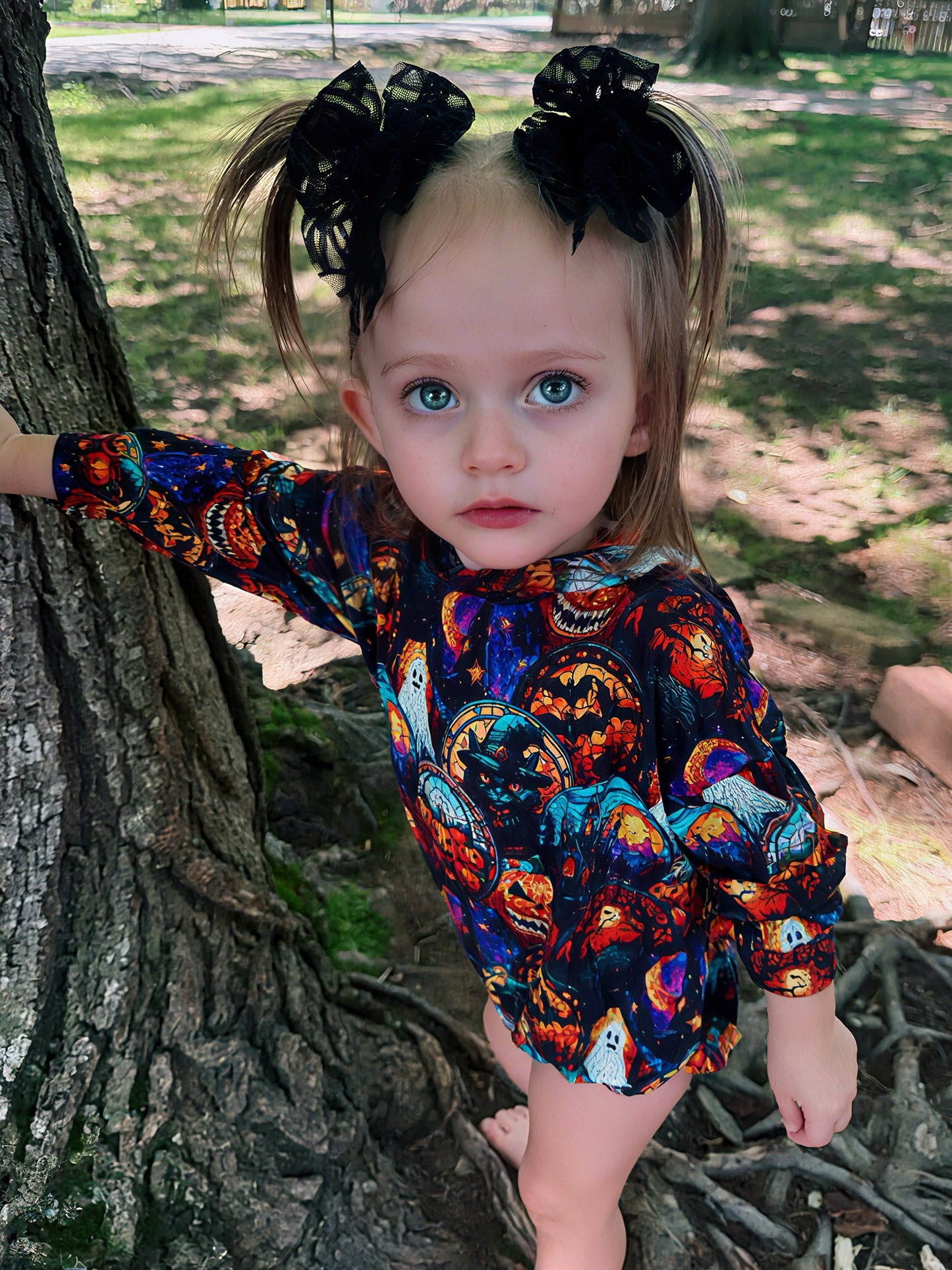 Wicked Windows Bamboo Bubble Hoodie with Snaps