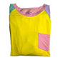 Color Block Yellow & Pink Adult Bamboo Pullover