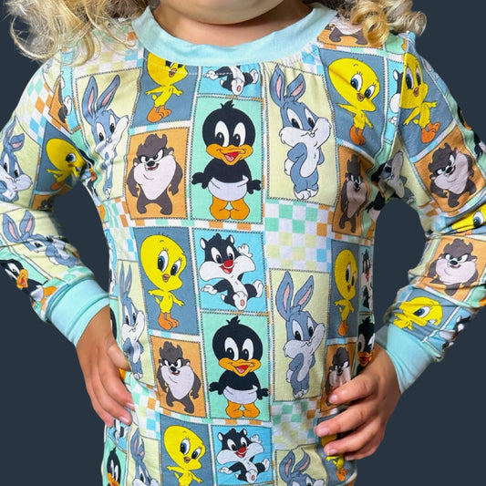 Toon-Tastic Classic Bamboo Two Piece Pajama Set