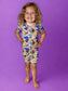 Waves of Wonder Bamboo Two Piece Short Sleeve and Shorts Pajama Set