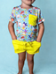 Baby Buds Bamboo Pocket Tee and Shorts Set