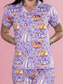 Rootin’ Tootin’ Daisies Adult Bamboo Button Up Top and Pants Pajamas Set (Pre Order with expected delivery mid-September 2026)