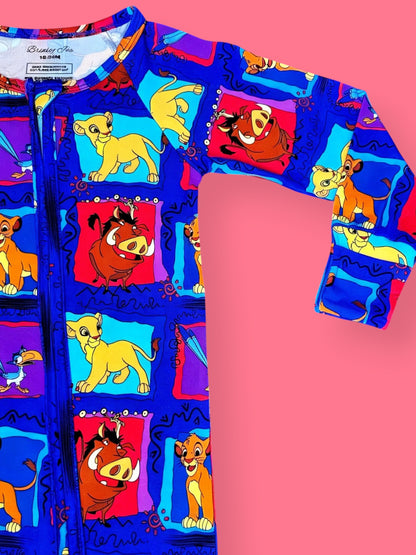 Hakuna Matata Bamboo Romper (Pre Order with expected delivery August 2026)
