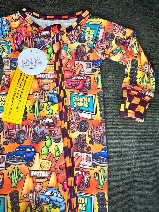 Rally Racers Bamboo Romper