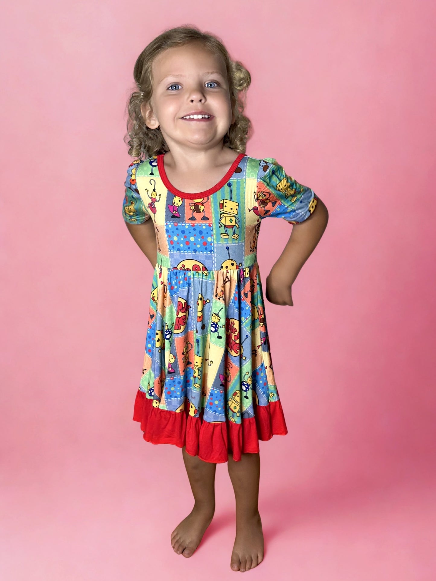 Flashback Flippy Bamboo Twirl Dress