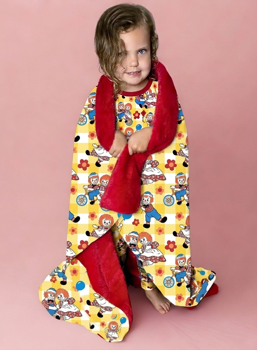 Memory Lane Plush Bamboo Blanket