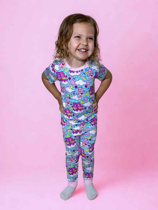Mama's Girl Bamboo Short Sleeve Two Piece Pajama Set
