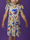Waves of Wonder Bamboo Peplum Dress and Shorts Set