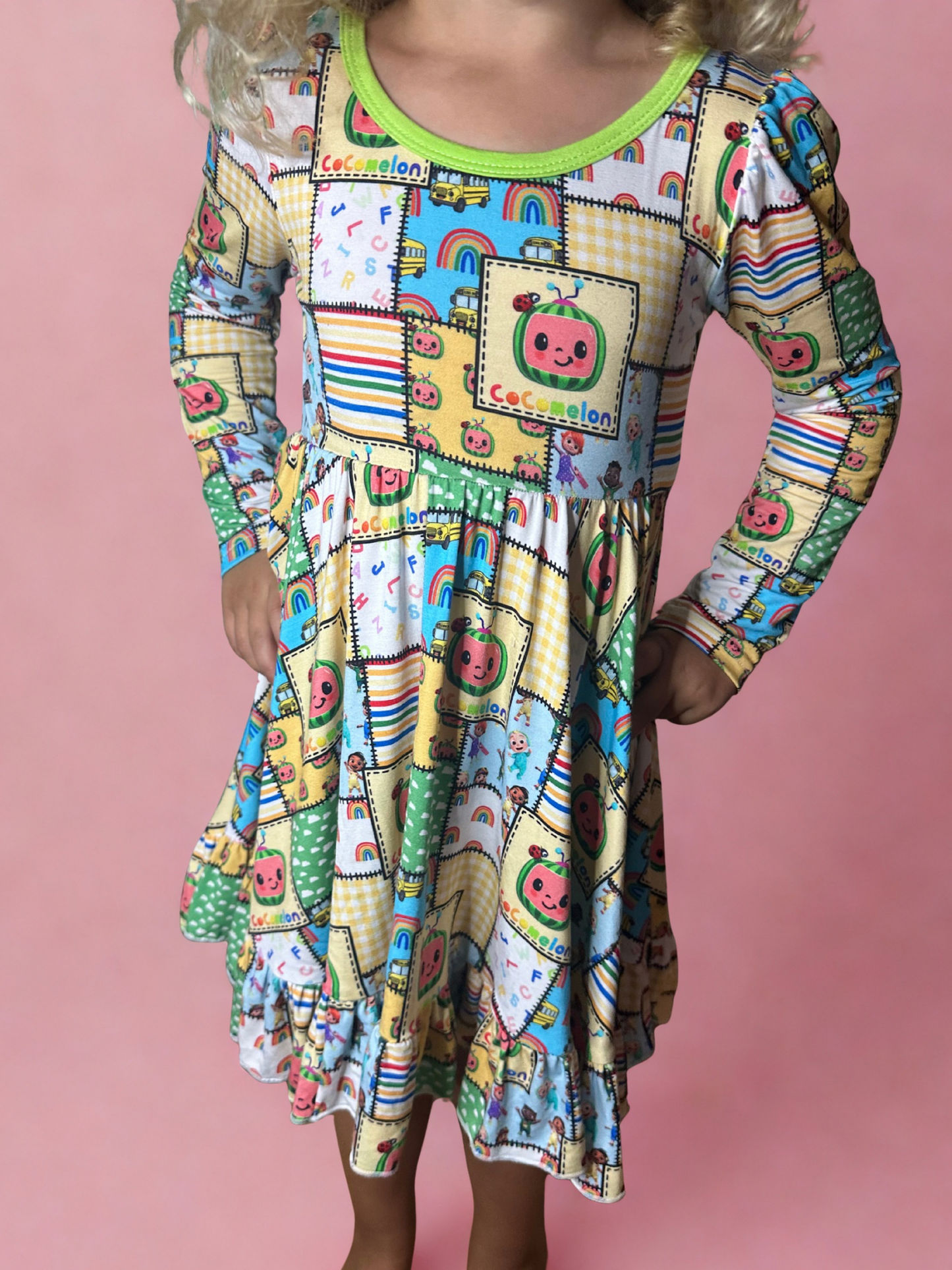 Patterned Pals Bamboo Twirl Dress