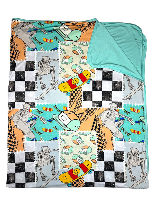 Skater Boy Bamboo Blanket