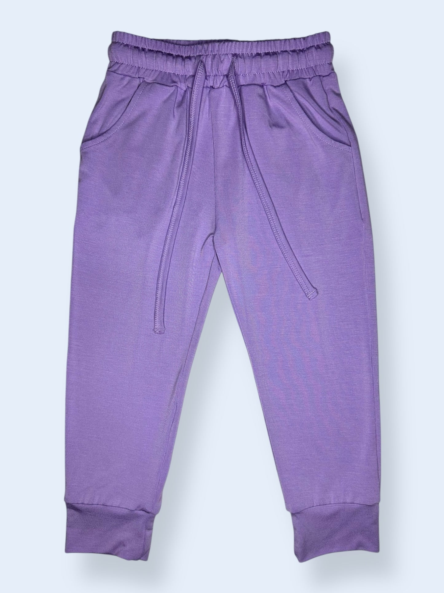 Ice Palace Playtime Purple Bamboo Joggers
