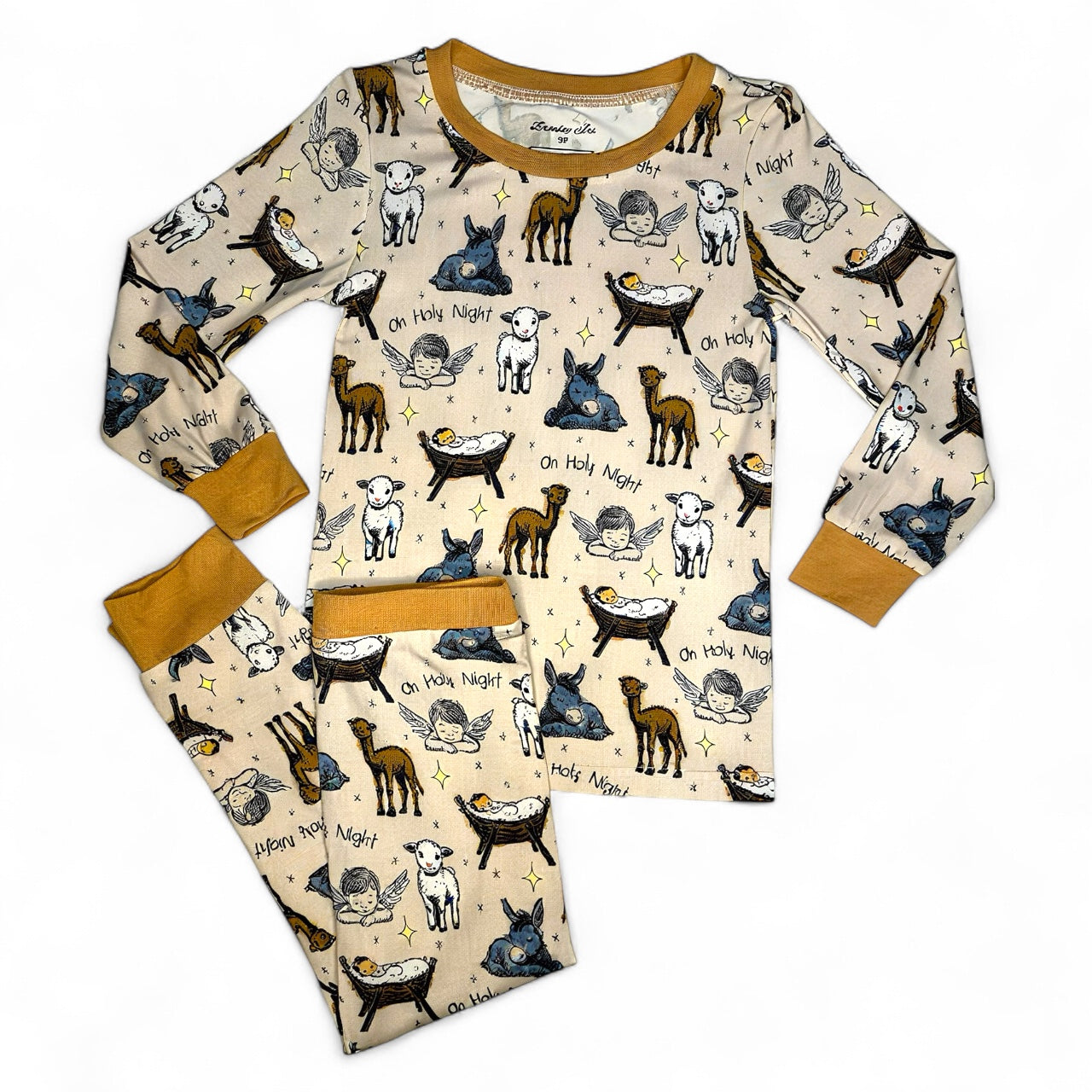 Oh Holy Night Two Piece Bamboo Pajama Set