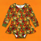 Colors of Courage Bamboo Twirl Dress with snaps (Pre order expected arrival end of Sept.)