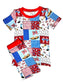 Star-Spangled Sweetheart Bamboo Two Piece Short Set