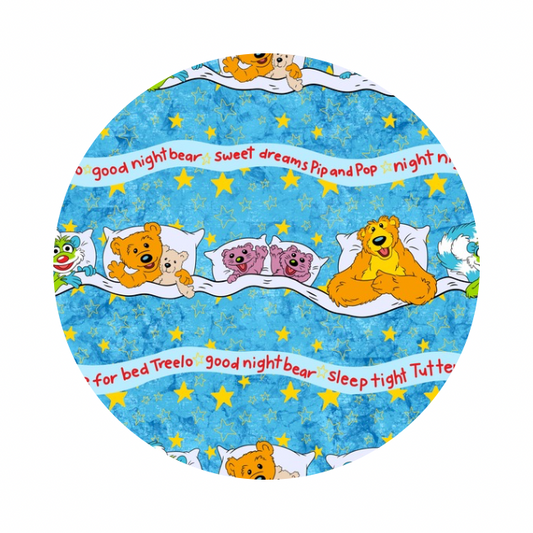 Goodnight Bear Plush Bamboo Blanket (Pre Order with expected delivery August 2026)