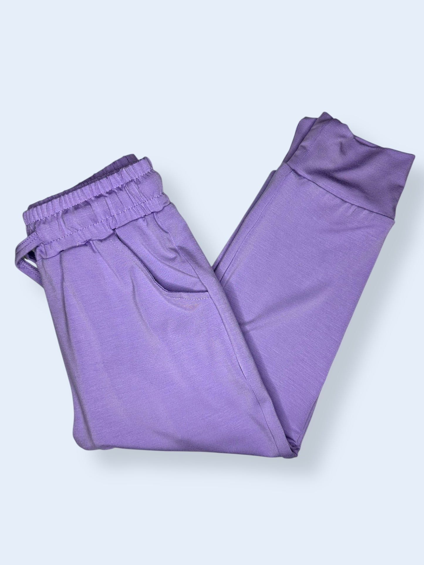 Ice Palace Playtime Purple Bamboo Joggers