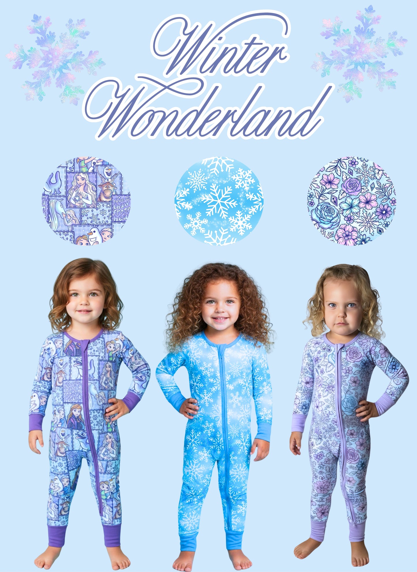 Snowy Snuggles Bamboo Romper