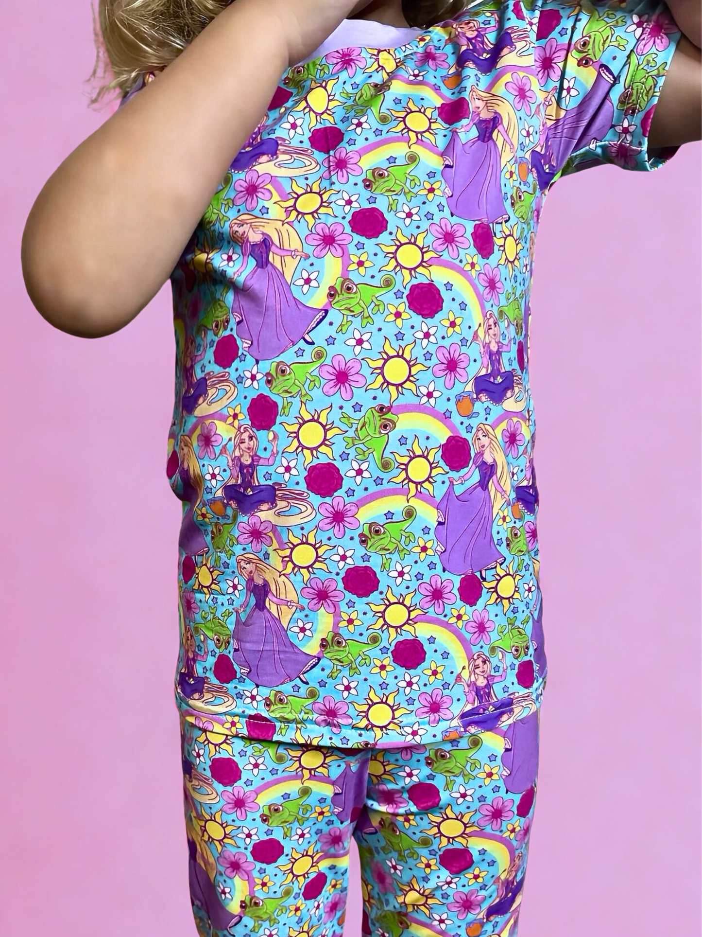 Besties in Bloom Bamboo Two Piece Pajama Set