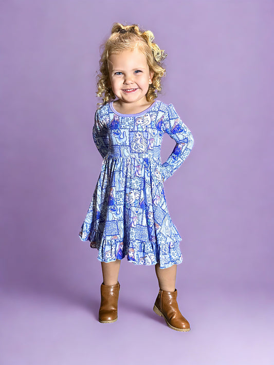 Ice Palace Playtime Bamboo Twirl Dress