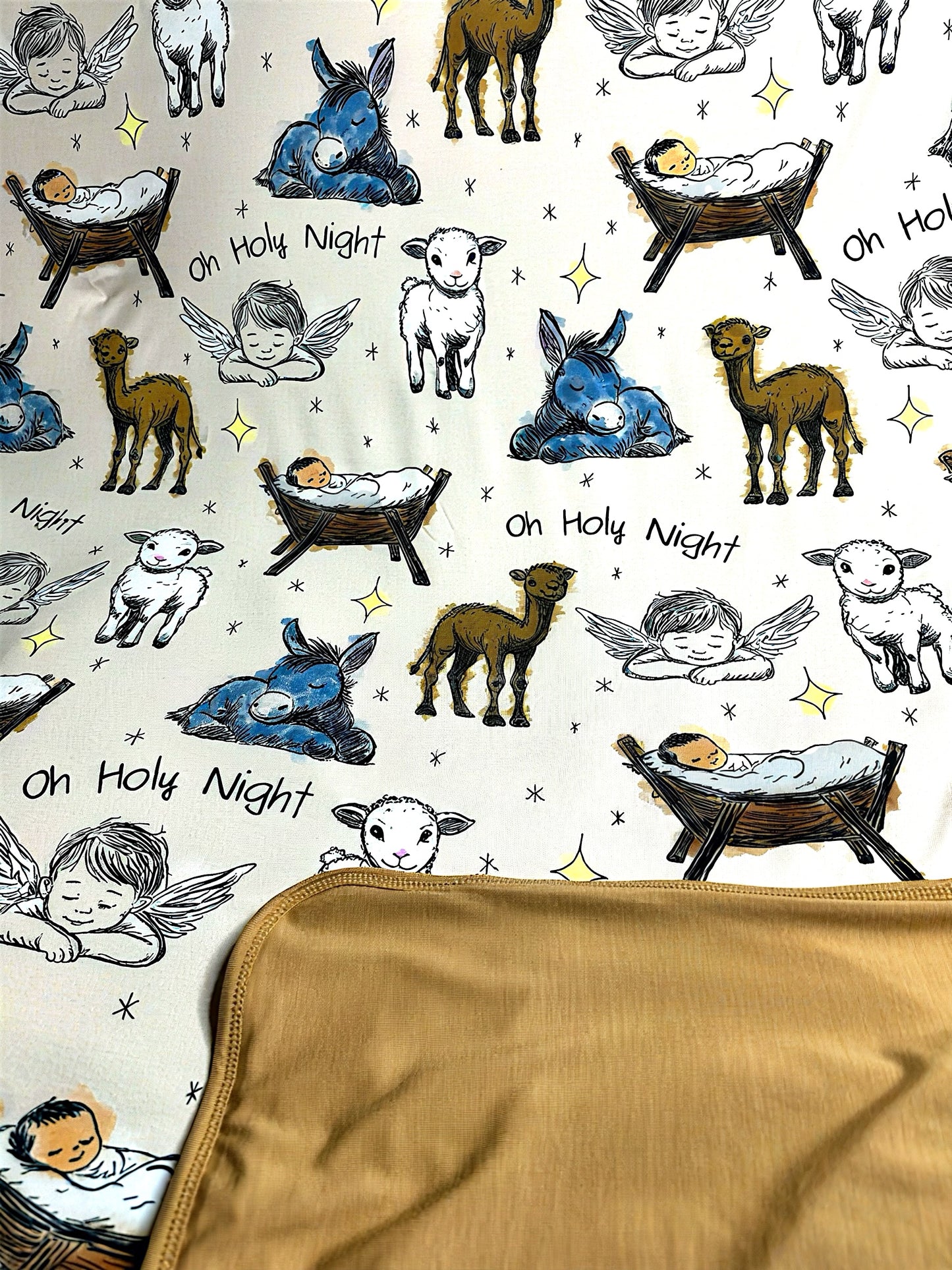 Oh Holy Night Bamboo Blanket