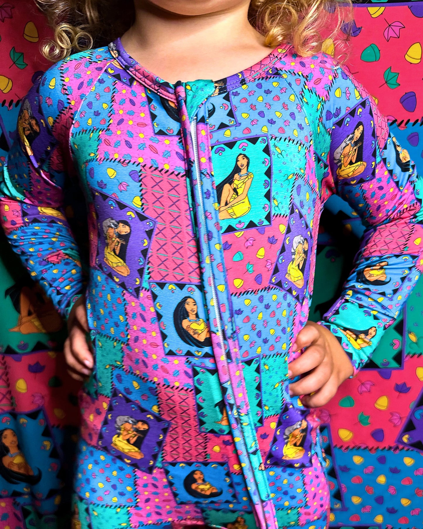 Retro Remix Bamboo Romper (pre order)