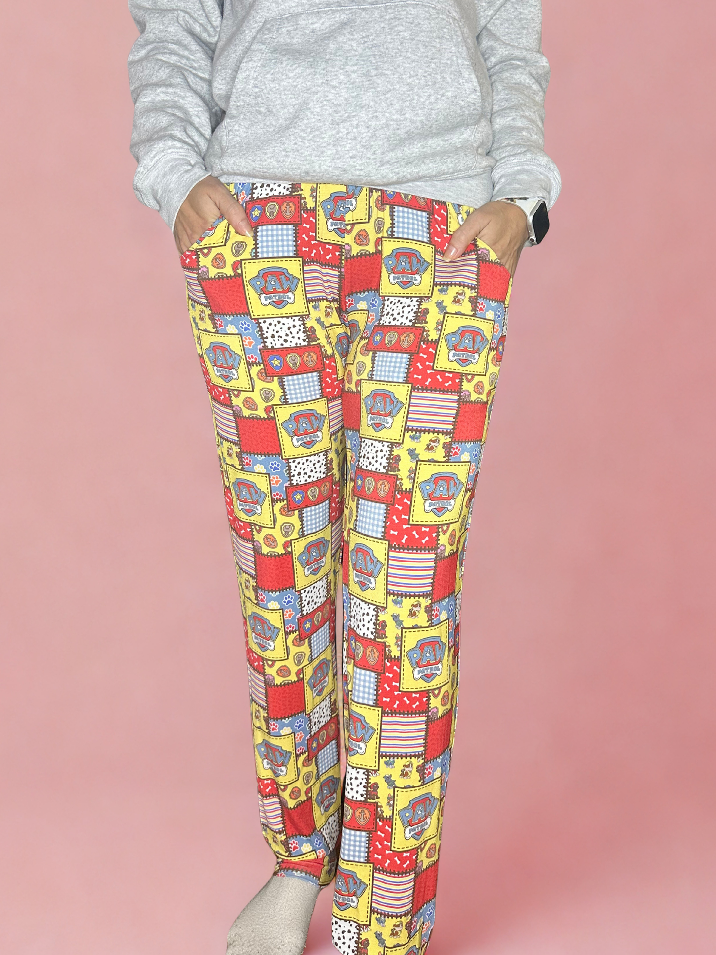 Patchwork Playtime Adult Bamboo Joggers