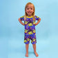 Magical Learning Bamboo Two Piece Short Sleeve and Shorts Pajama Set