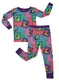 Retro Remix Bamboo Two Piece Pajama Set (pre order)