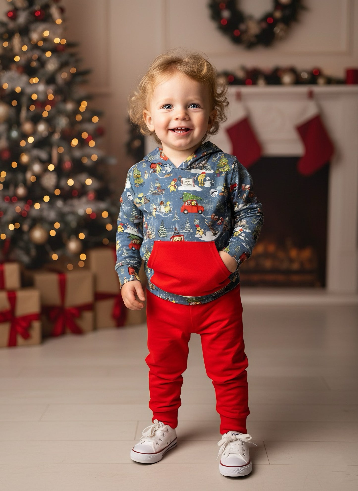 Winter Woodlands Bamboo Jogger Set