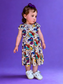 Waves of Wonder Bamboo Peplum Dress and Shorts Set