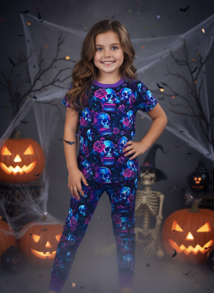 Poison Petals Bamboo Two Piece Pajama Set