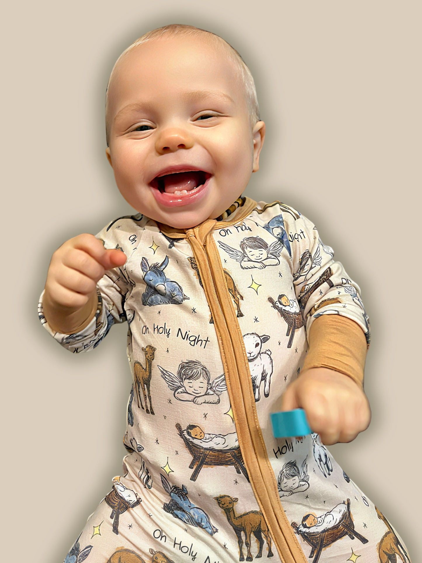 Oh Holy Night Bamboo Romper