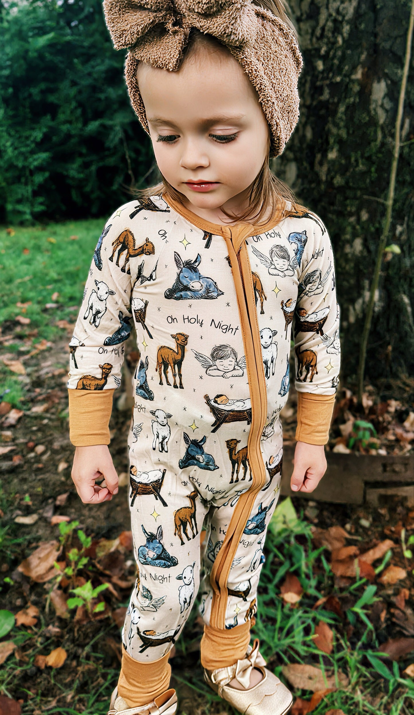 Oh Holy Night Bamboo Romper