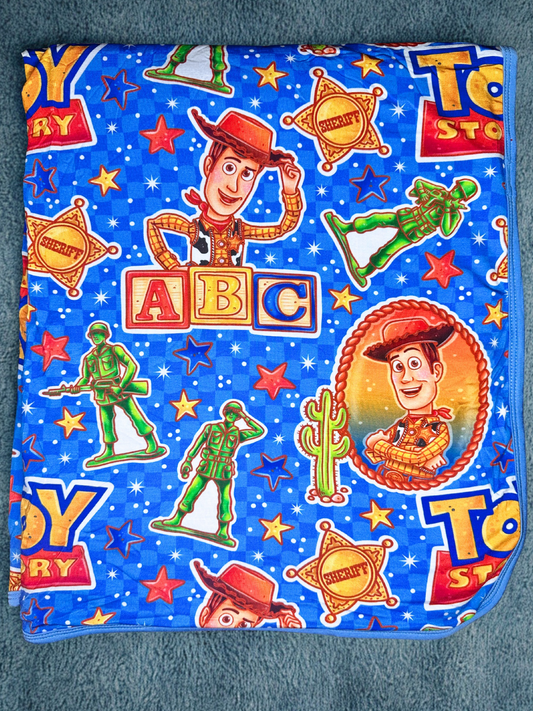 Howdy Partner Double Layered Bamboo Blanket