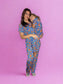 Howdy Partner Bamboo Toddler Two Piece Button Up Top and Bottoms Pajama Set