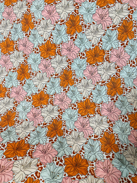 Leopard Lily Bamboo Blanket