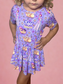 Rootin' Tootin' Daisies Bamboo Twirl Dress with snaps