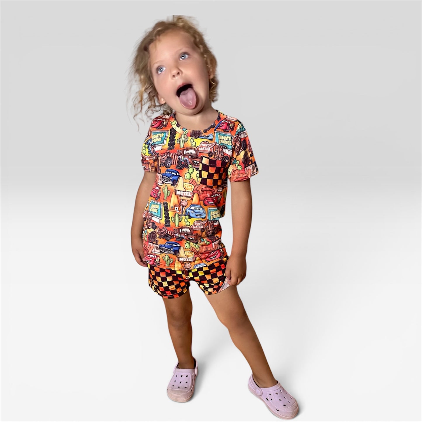 Rally Racers Bamboo Pocket Tee and Shorts Set