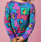 Retro Remix Bamboo Two Piece Pajama Set (Pre Order)