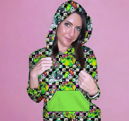 Frightfully Festive Adult Bamboo Hoodie (Pre Order with expected delivery end of August)