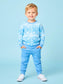 Snowy Snuggles Blue Bamboo Joggers