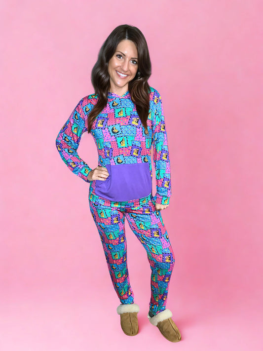 Retro Remix Adult Bamboo Joggers (Pre Order)