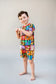 Hundred Acre Mosaic Bamboo Two Piece Short Sleeve and Shorts Pajama Set (Pre Order)