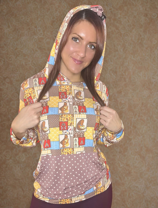 Woodland Warrior Adult Bamboo Hoodie