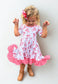 Plaid Pigs Bamboo Twirl Dress