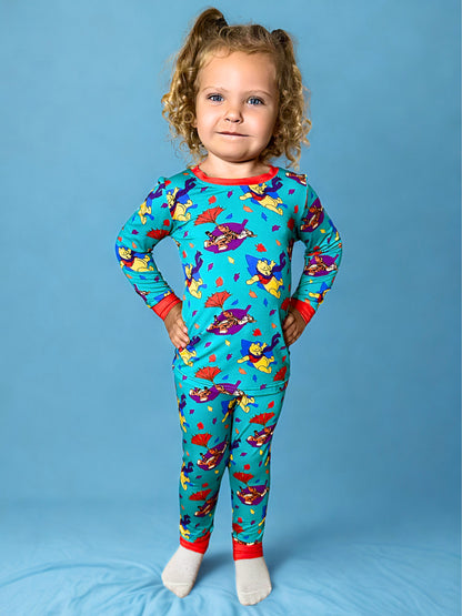 Retro Breeze Bamboo Two Piece Set