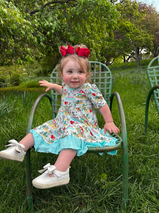 Ocean Princess Bamboo Twirl Dress