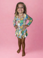 Patterned Pals Bamboo Twirl Dress with snaps