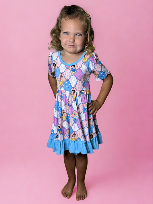 Diamond Princess Bamboo Twirl Dress